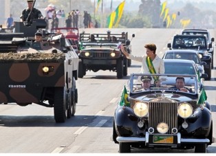 40 mil pessoas assistiram a desfile do Dia da Independência