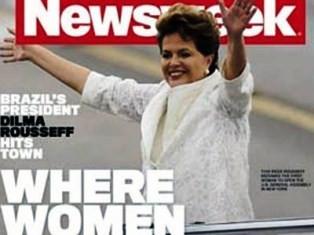 Dilma Rousseff é capa da revista Newsweek que ressalta solidez da economia brasileira